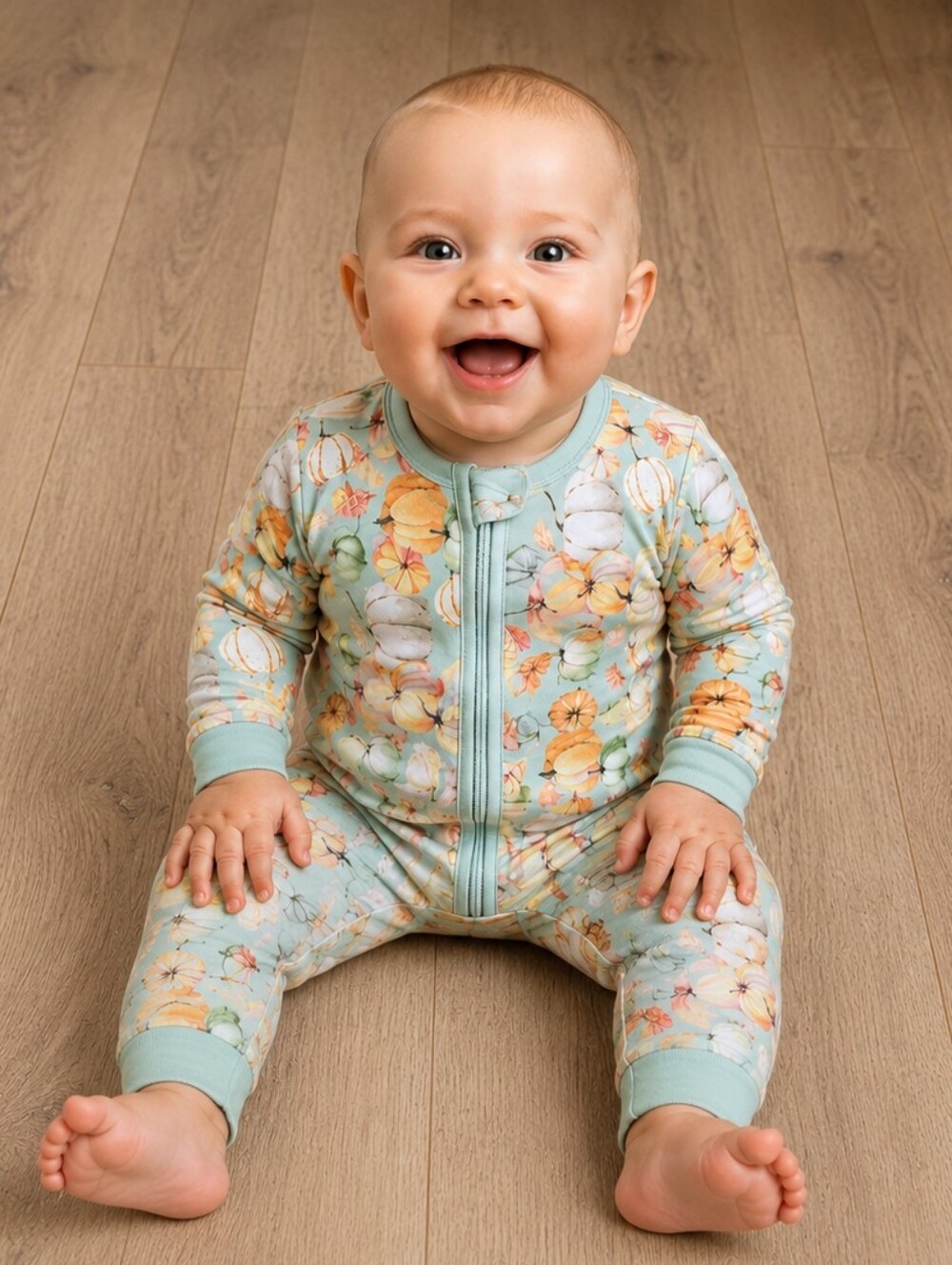 6-9 Months Little bum Bums Bamboo Pumpkin Sleeper